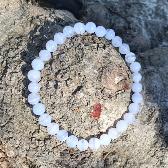 Blue Chalcedony Bracelet - Picture 1 of 4